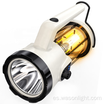 Wason New Romantic High Power Searchlight y LED Lantern 2 en 1 Tipo-C Recargable